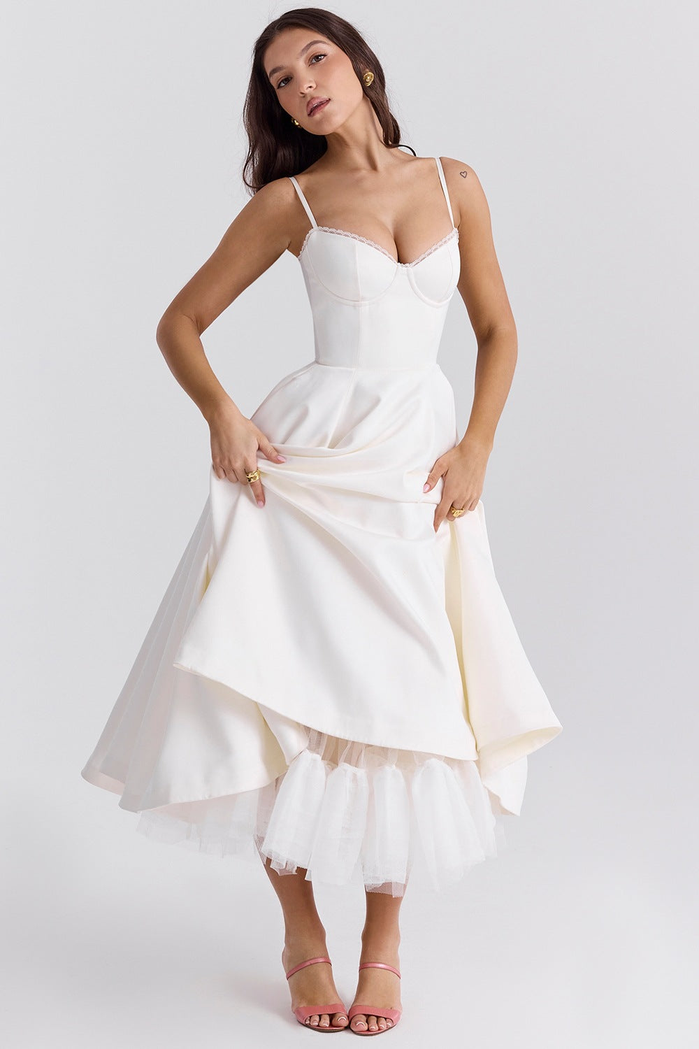 Seraphine™ | Coquette Tütülü Korse Elbise