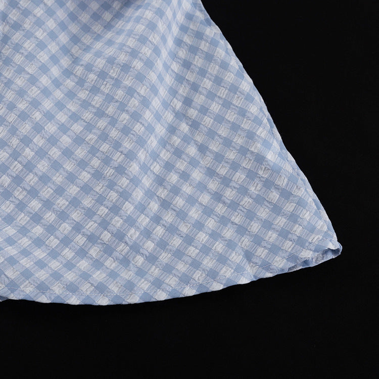 Seraphine™ | Colette Kareli Fırfır Elbise
