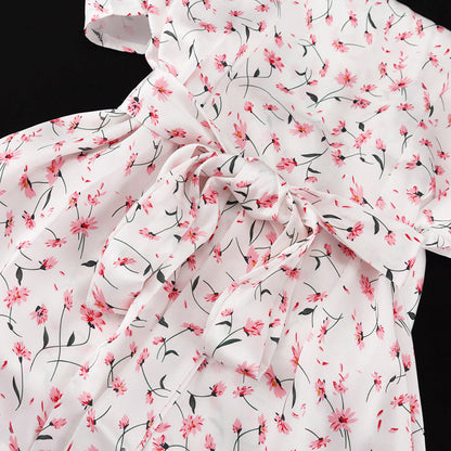 Seraphine™ | Flora Romantik Maksi Elbise