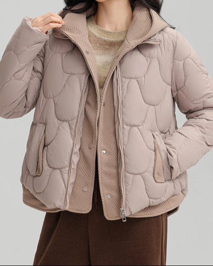 Kadın Oversize Parlak Dokulu Mont 🧥✨