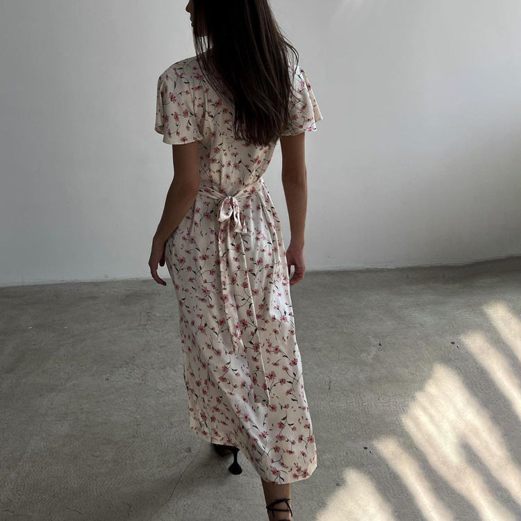 Seraphine™ | Flora Romantik Maksi Elbise