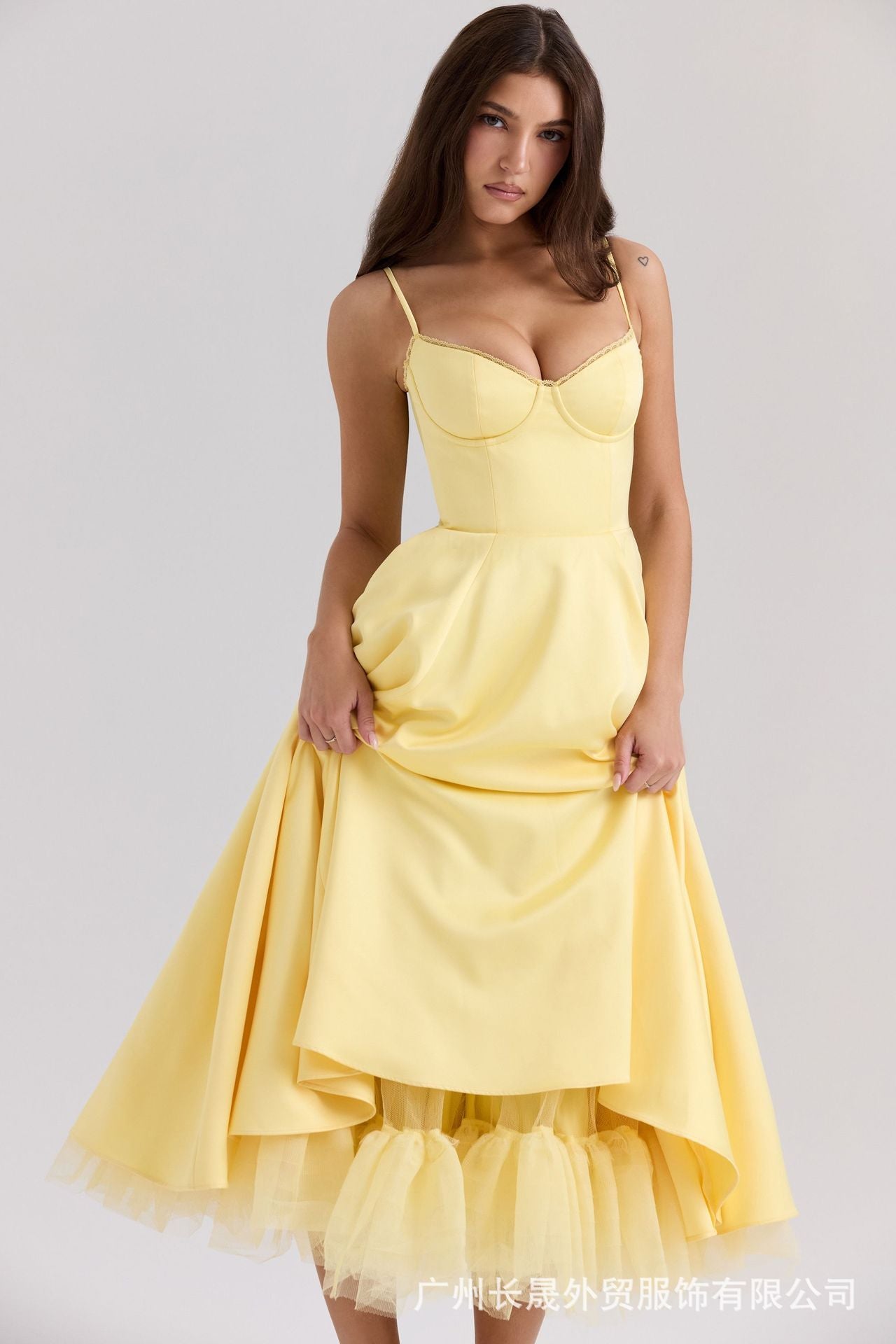 Seraphine™ | Coquette Tütülü Korse Elbise