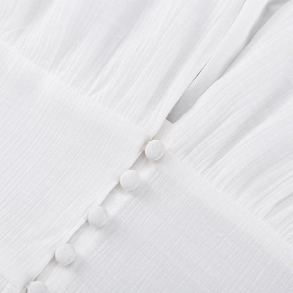 Seraphine™ | Vivianne Düğmeli Yırtmaçlı Maxi Elbise