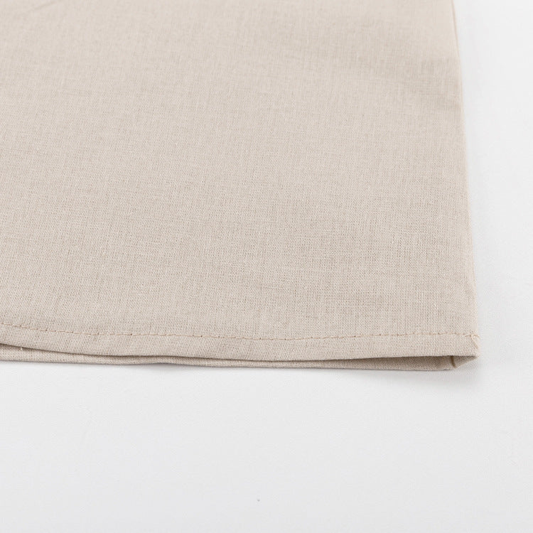 Seraphine™ | Elara Keten Halter Mini Elbise