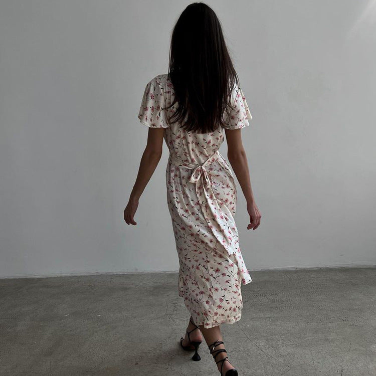 Seraphine™ | Flora Romantik Maksi Elbise
