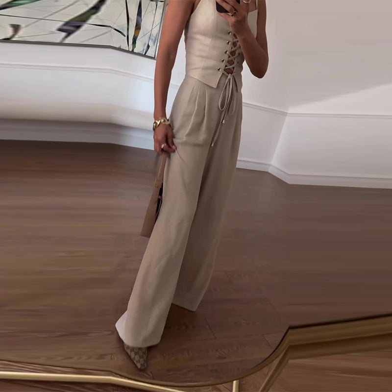 Seraphine™ | Celeste Bağcıklı Yazlık Tulum