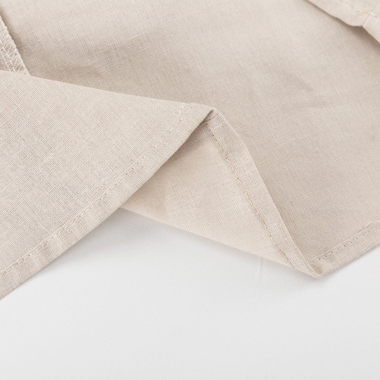 Seraphine™ | Elara Keten Halter Mini Elbise