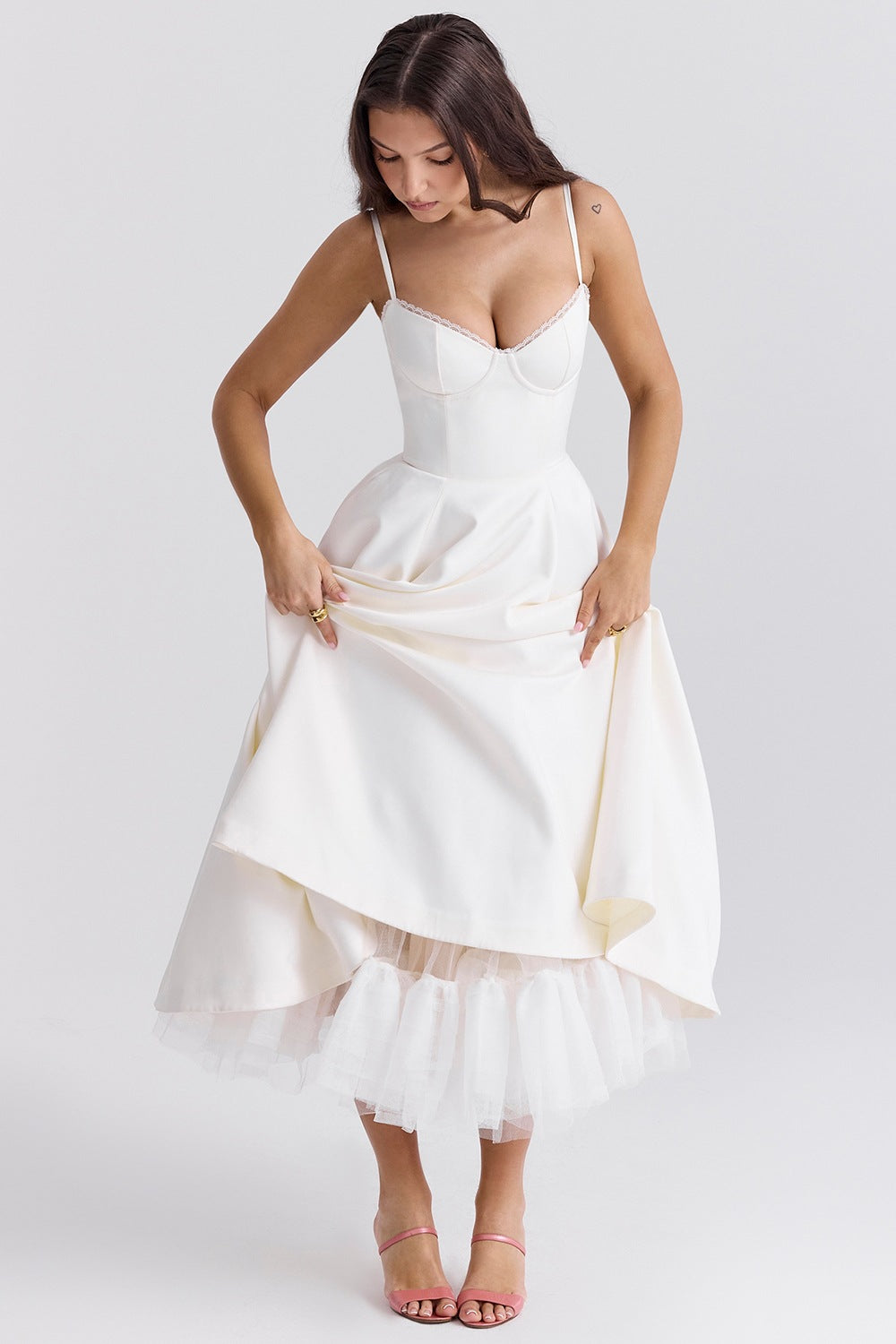 Seraphine™ | Coquette Tütülü Korse Elbise
