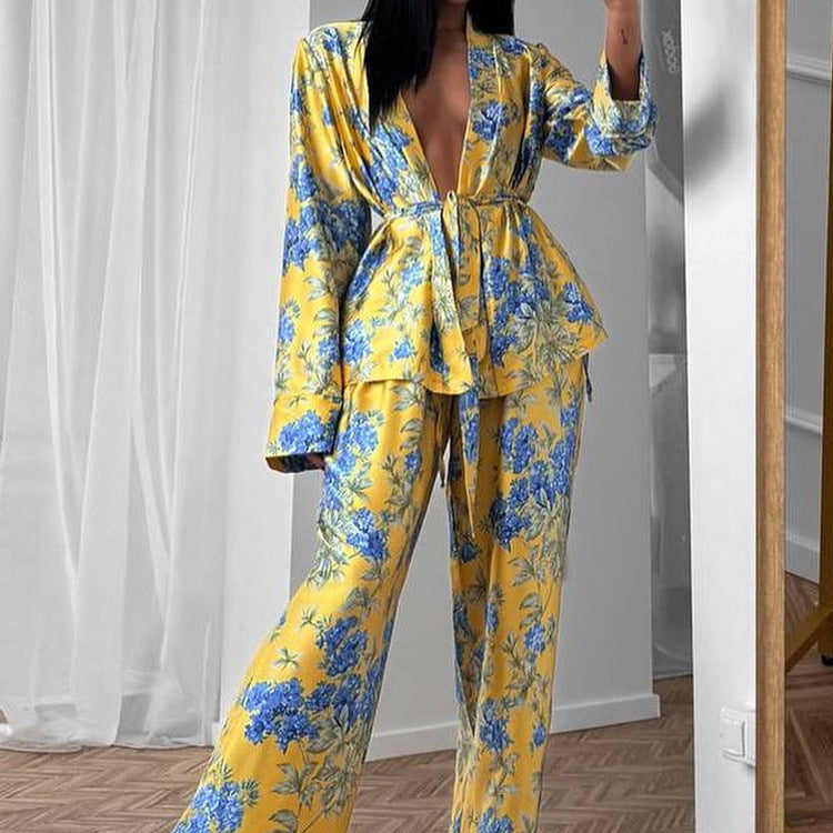 Seraphine™ | Floral Elegance İpek Takım