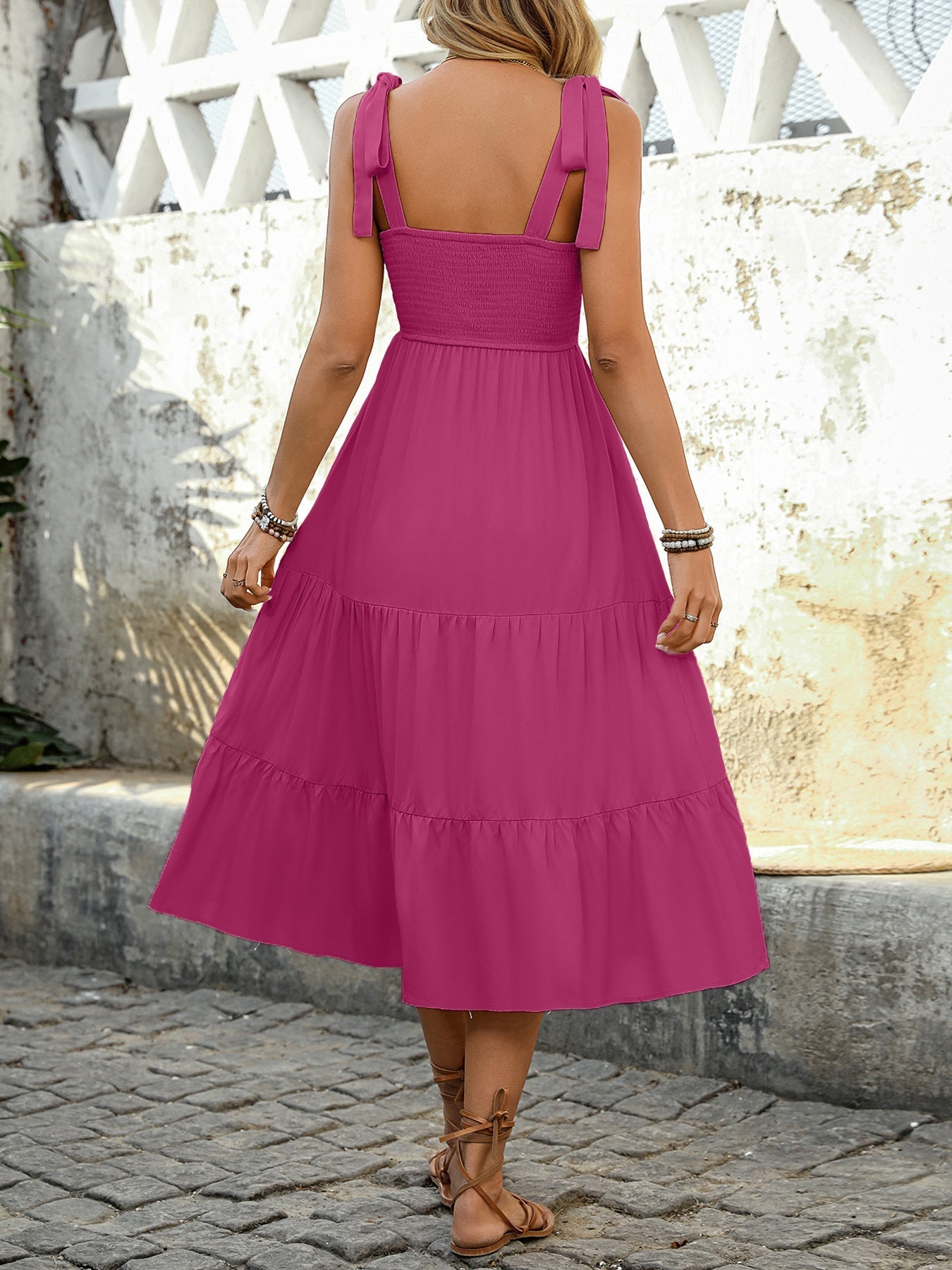 Seraphine™ | Solea Etnik Midi Elbise