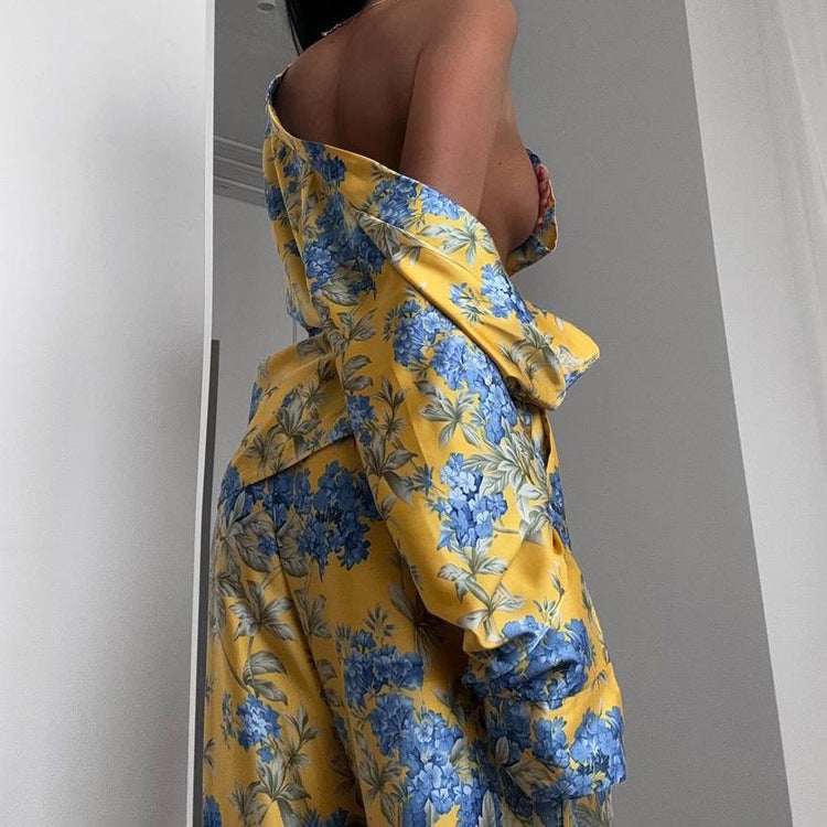 Seraphine™ | Floral Elegance İpek Takım