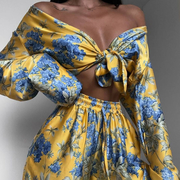 Seraphine™ | Floral Elegance İpek Takım
