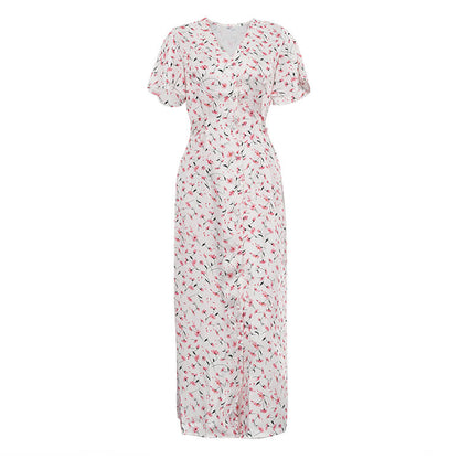Seraphine™ | Flora Romantik Maksi Elbise