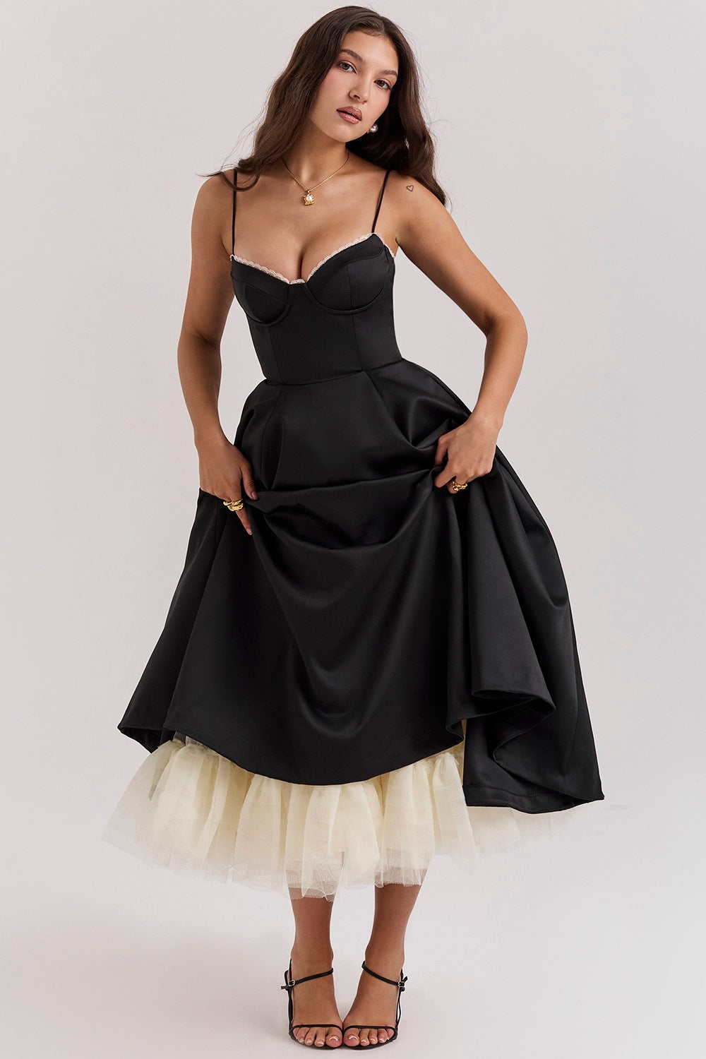Seraphine™ | Coquette Tütülü Korse Elbise