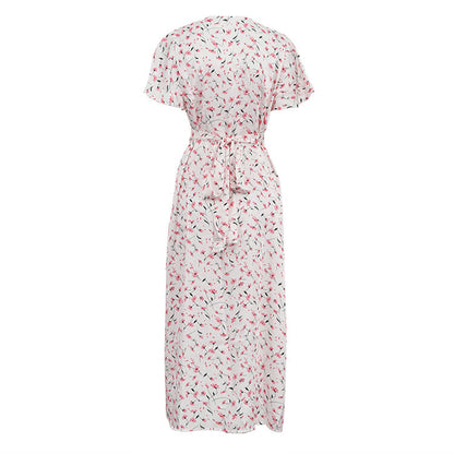 Seraphine™ | Flora Romantik Maksi Elbise