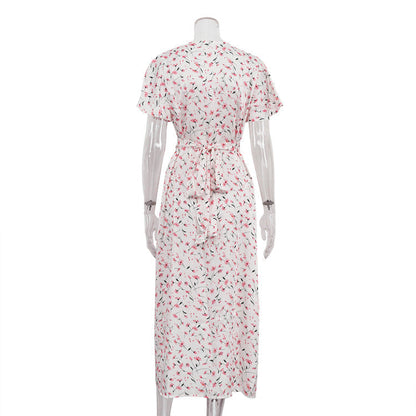 Seraphine™ | Flora Romantik Maksi Elbise
