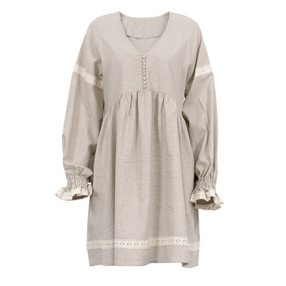 Seraphine™ | Solene Balon Kol Dantel Elbise