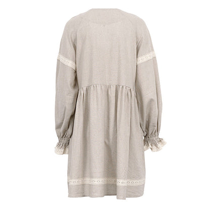 Seraphine™ | Solene Balon Kol Dantel Elbise