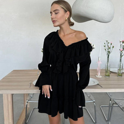 Seraphine™ | Amélie Fırfırlı Mini Elbise