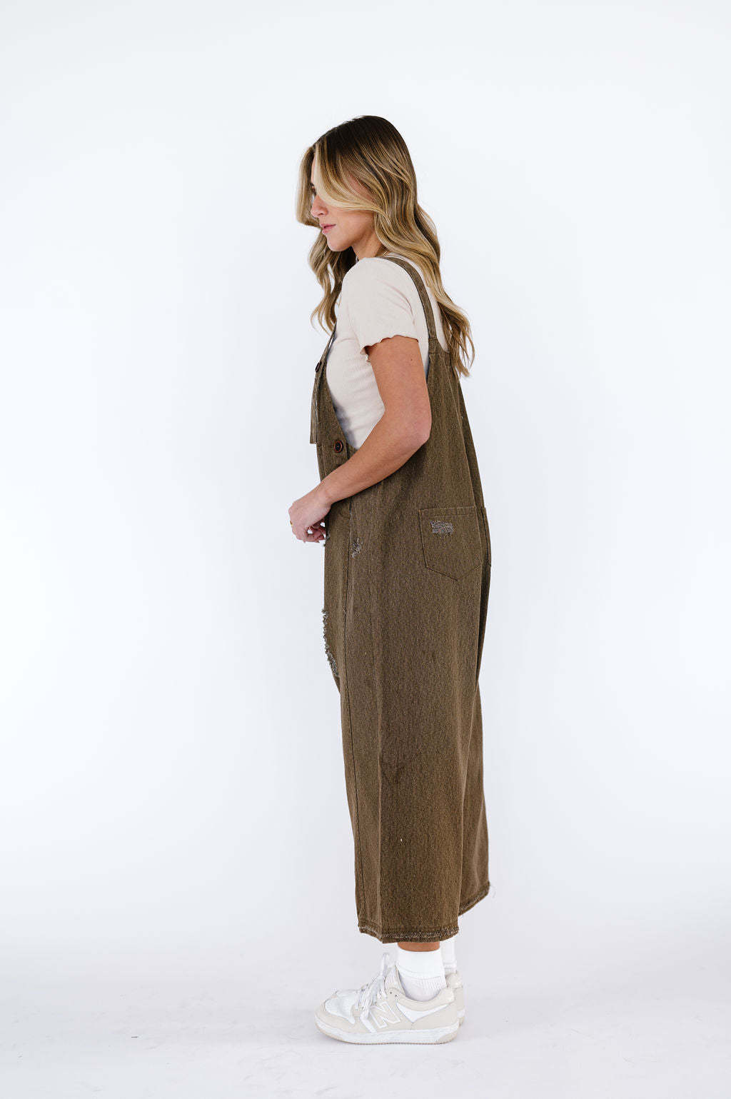 Seraphine™ | Vintage Yırtık Detaylı Salopet Tulum