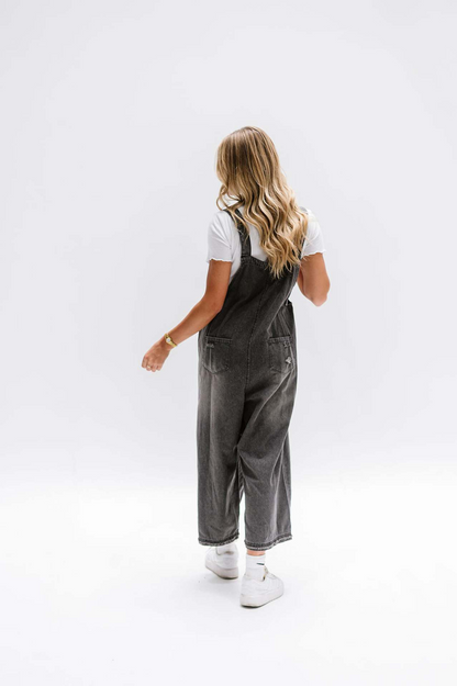 Seraphine™ | Vintage Yırtık Detaylı Salopet Tulum