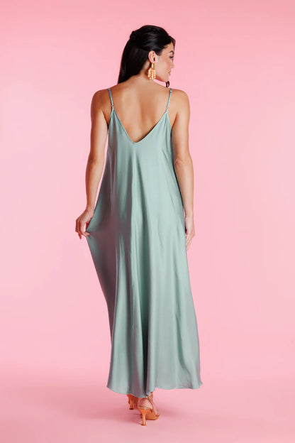 Seraphine™ | Vivienne Rahat Kesim Askılı Maxi Elbise