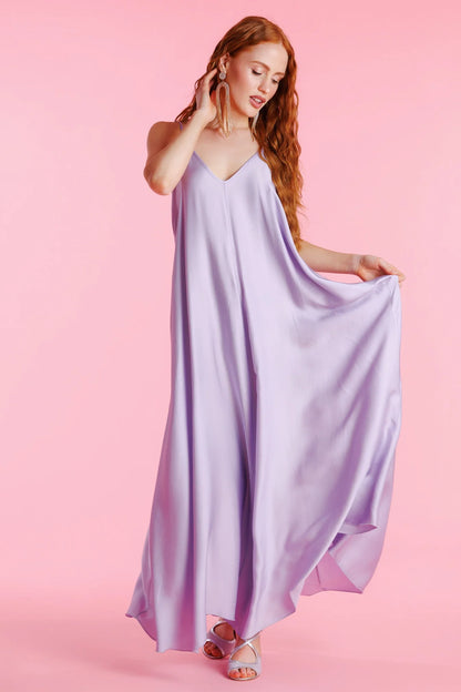 Seraphine™ | Vivienne Rahat Kesim Askılı Maxi Elbise