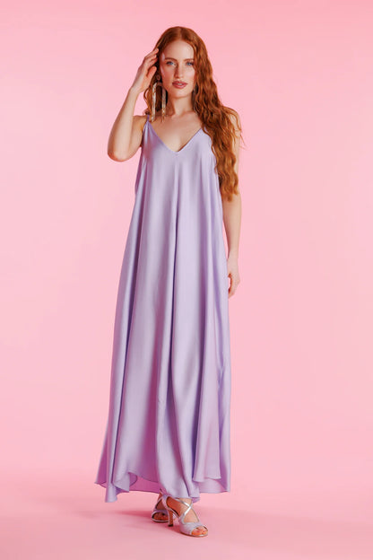 Seraphine™ | Vivienne Rahat Kesim Askılı Maxi Elbise
