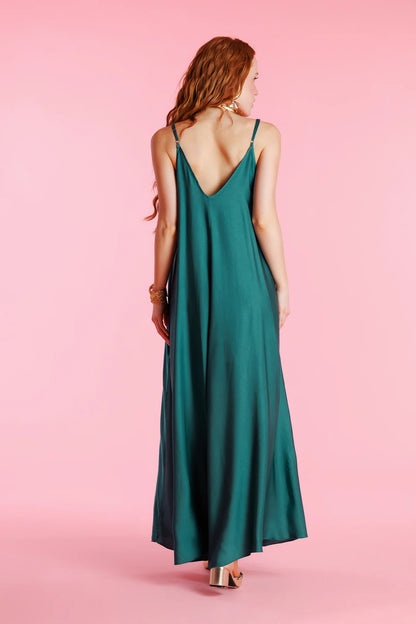 Seraphine™ | Vivienne Rahat Kesim Askılı Maxi Elbise