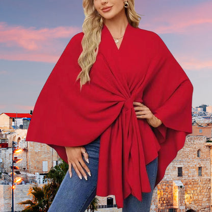 Kadınlar İçin Çapraz Ön Şal Sarma